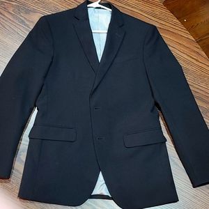 Black j. Ferrar slim fit 36r suit coat